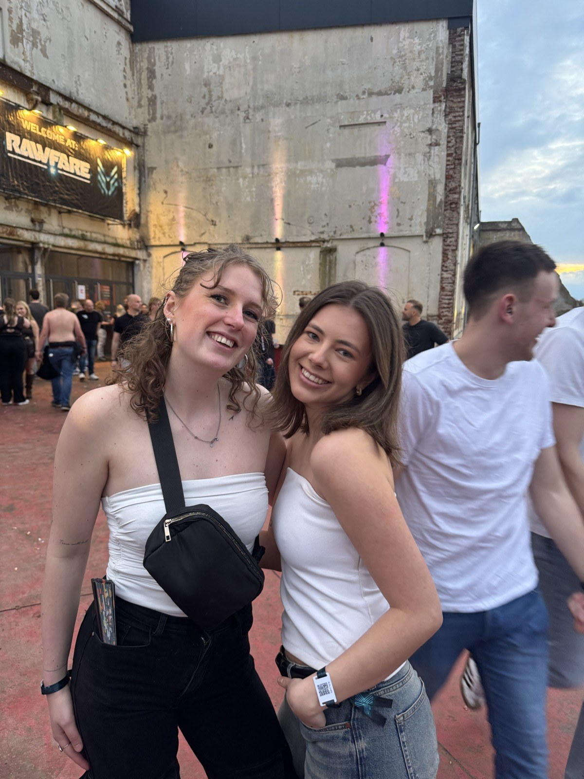 Emilia out with friends